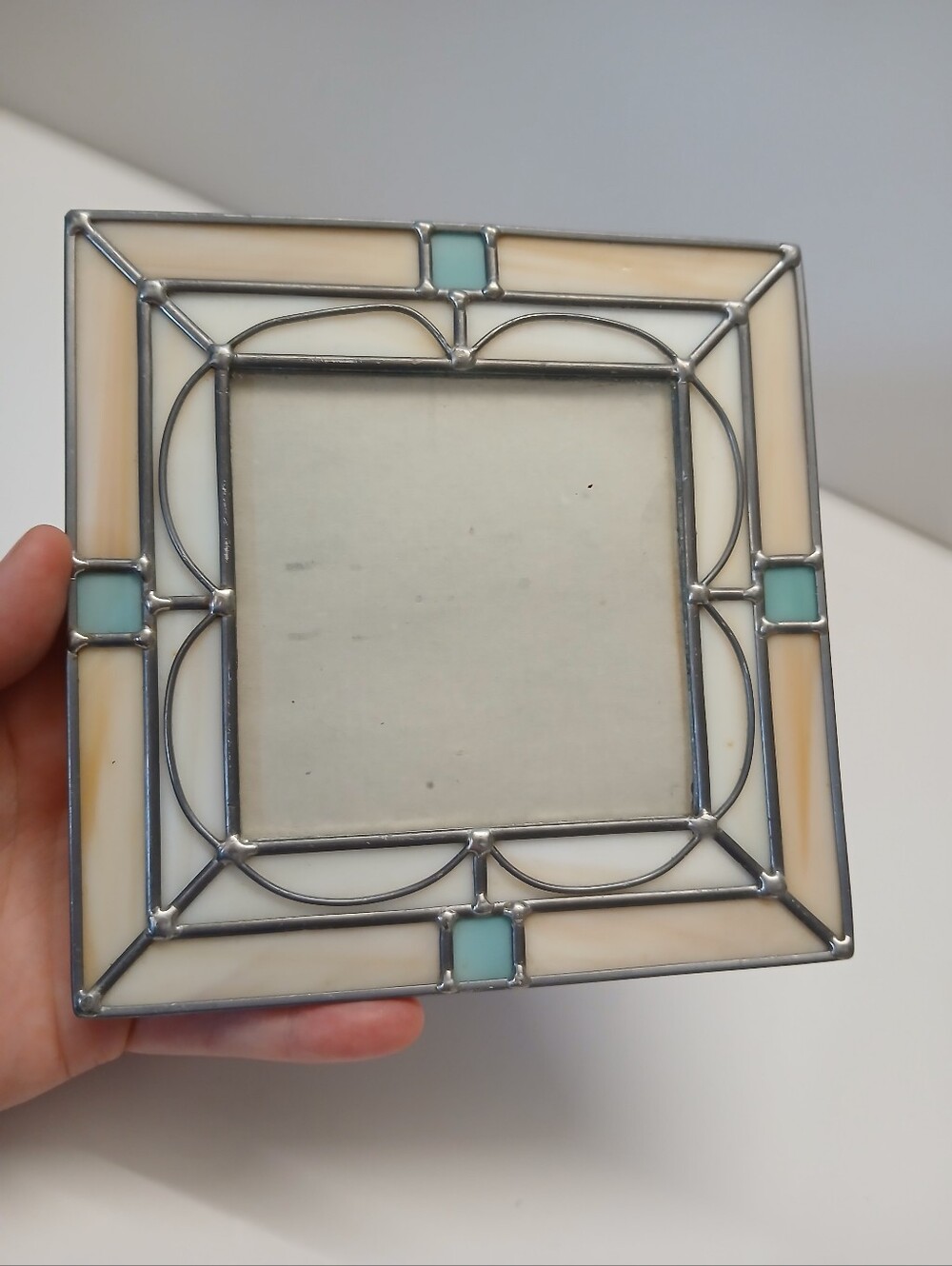 Stained Glass Square Picture Frame